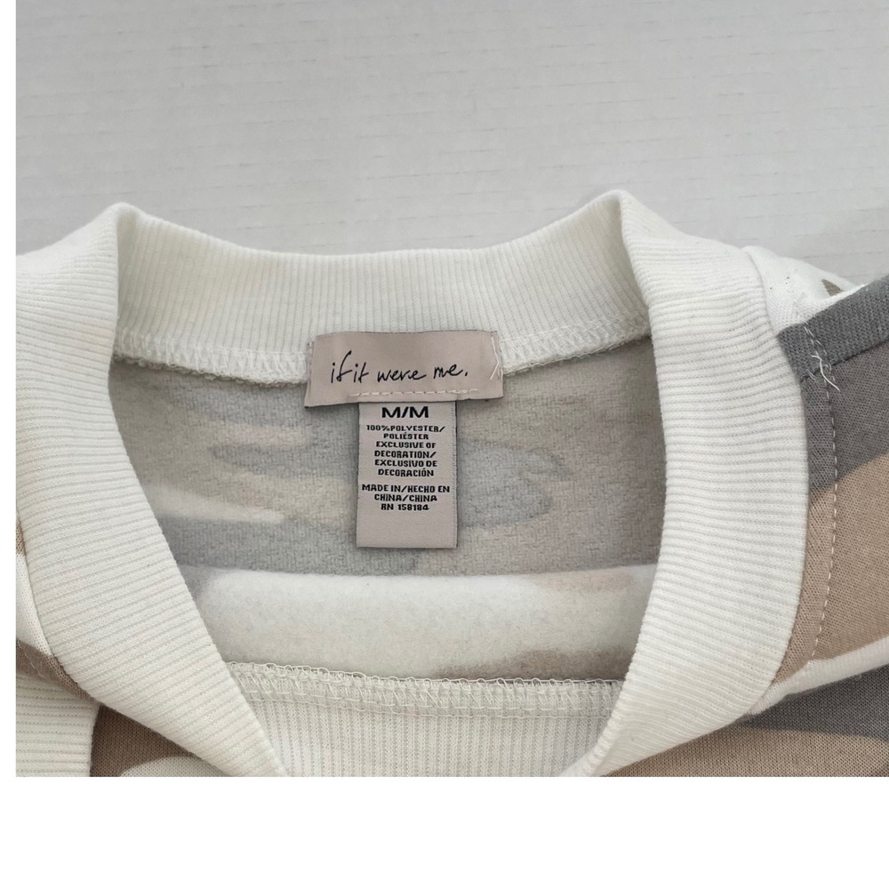Cameo‎ Print Sweatshirt Crewneck Pullover Casual Comfy Everyday Top Size M - Picture 4 of 7
